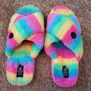 Volcom Rainbow/Multicolor Lived In Lounge Slip Sandals